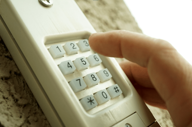 Garage Door Keypad