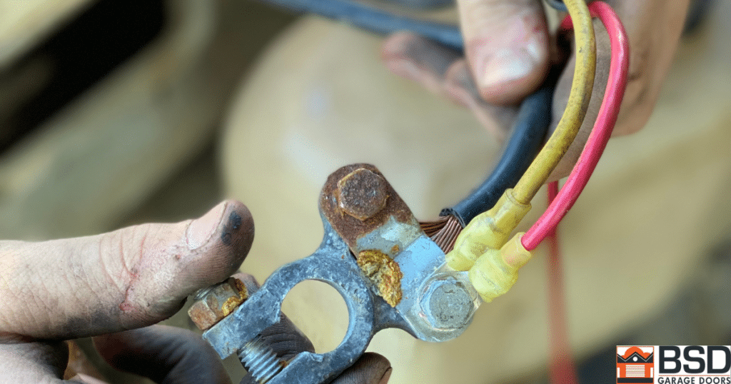garage door wiring problems